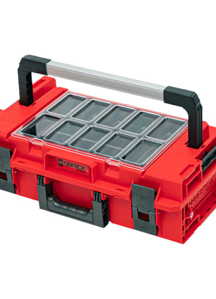 Qbrick System ONE 200 2.0 Expert RED ULTRA HD Mallette à outils sur mesure organisateur modulaire 585 x 385 x 190 mm 15,4 l empilable IP66