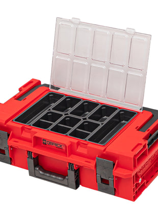 Qbrick System ONE 200 2.0 Expert RED ULTRA HD Mallette à outils sur mesure organisateur modulaire 585 x 385 x 190 mm 15,4 l empilable IP66