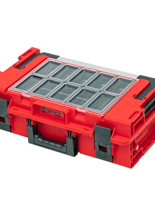 Qbrick System ONE 200 2.0 Expert RED ULTRA HD Mallette à outils sur mesure organisateur modulaire 585 x 385 x 190 mm 15,4 l empilable IP66