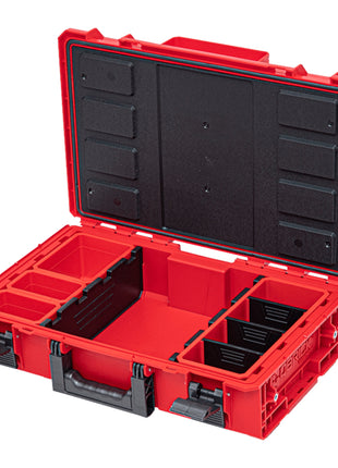 Qbrick System ONE 200 2.0 Technique RED ULTRA HD Custom Mallette à outils modulaire Organiseur 585 x 385 x 190 mm 15,4 l empilable IP66