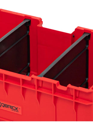 Qbrick System ONE Box 2.0 Plus RED ULTRA HD Custom Stapelbehälter 576 x 359 x 237 mm 35 l stapelbar