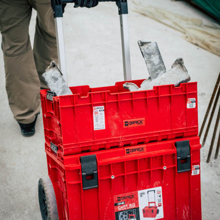 Qbrick System ONE Box 2.0 Plus RED ULTRA HD Custom Bac gerbable 576 x 359 x 237 mm 35 l gerbable