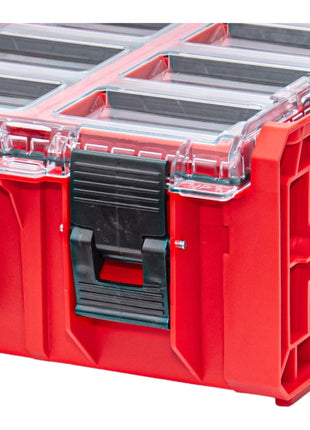 Qbrick System ONE Organizer 2XL 2.0 MFI RED ULTRA HD stapelbar 582 x 387 x 131 mm 13,5 l IP66 mit Schaumstoffeinlage