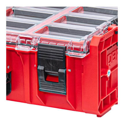 Qbrick System ONE Organizador 2XL 2.0 MFI RED ULTRA HD apilable 582 x 387 x 131 mm 13,5 l IP66 con inserto de espuma