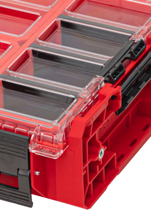 Qbrick System ONE Organizer XL 2.0 RED ULTRA HD Custom 582 x 387 x 131 mm 13,5 l IP66 avec 8 inlays et 6 séparateurs