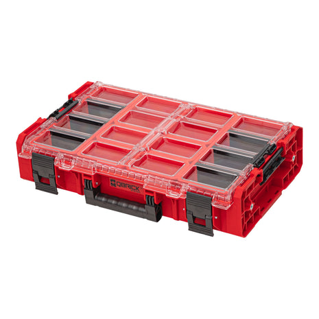 Qbrick System ONE Organizer XL 2.0 ROJO ULTRA HD Personalizado 582 x 387 x 131 mm 13,5 l IP66 con 8 inserciones y 6 divisores