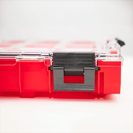 Qbrick System ONE Organizer L 2.0 RED ULTRA HD empilable 531 x 379 x 77 mm 6 l IP66 avec 10 inlays