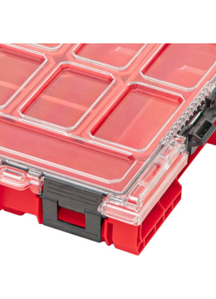 Qbrick System ONE Organizer L 2.0 RED ULTRA HD empilable 531 x 379 x 77 mm 6 l IP66 avec 10 inlays