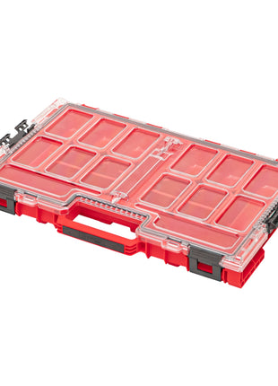 Qbrick System ONE Organizer L 2.0 RED ULTRA HD empilable 531 x 379 x 77 mm 6 l IP66 avec 10 inlays