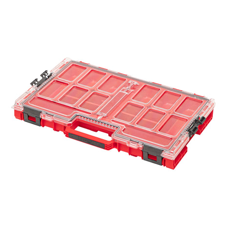 Qbrick System ONE Organizer L 2.0 RED ULTRA HD sztaplowany 531 x 379 x 77 mm 6 l IP66 z 10 wkładkami