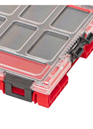 Qbrick System ONE Organizer L 2.0 MFI RED ULTRA HD stapelbar 531 x 379 x 77 mm 6 l IP66 mit Schaumstoffeinlage