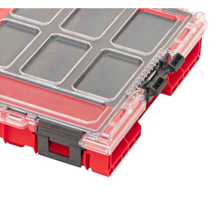 Qbrick System ONE Organiser L 2.0 MFI RED ULTRA HD impilabile 531 x 379 x 77 mm 6 l IP66 con inserto in schiuma