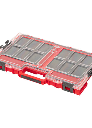 Qbrick System ONE Organizer L 2.0 MFI RED ULTRA HD stapelbar 531 x 379 x 77 mm 6 l IP66 mit Schaumstoffeinlage