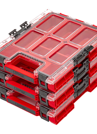 Qbrick System ONE Organizer M RED ULTRA HD Organizer 365 x 265 x 77 mm 2,5 l stapelbar IP66