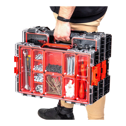 Organizador Qbrick System PRO 100 452 x 296 x 79 mm 5 l apilable IP54