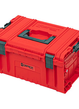 Qbrick System PRO Toolbox 2.0 RED ULTRA HD Mallette à outils sur mesure 450 x 260 x 240 mm 19 l empilable IP54 avec 3 compartiments et étagère