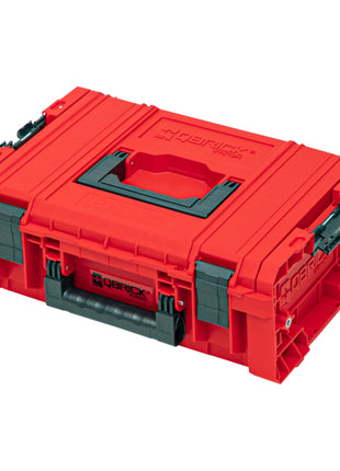 Qbrick System PRO Technik Case 2.0 RED ULTRA HD Custom Werkzeugkoffer 450 x 332 x 171 mm 12 l stapelbar IP54 mit Ablage