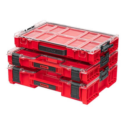 Qbrick System PRO 100 RED ULTRA HD Organizer 452 x 296 x 79 mm 5 l sztaplowany IP54