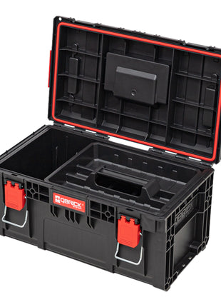 Qbrick System PRIME Toolbox 250 Vario stapelbar 535 x 327 x 271 mm 28l IP66 mit 3 Trennwänden