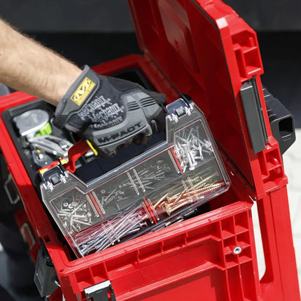 Qbrick System PRIME Toolbox 250 Vario RED ULTRA HD Niestandardowy, sztaplowany 535 x 327 x 271 mm 26l IP66 z 3 przegrodami