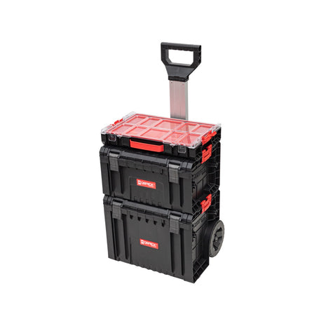 Qbrick System PRO Set 2 Werkzeugwagen Set + PRO Cart 2.0 + PRO Toolbox 2.0 + PRO Organizer 100 450 x 390 x 690 mm 52 l IP54