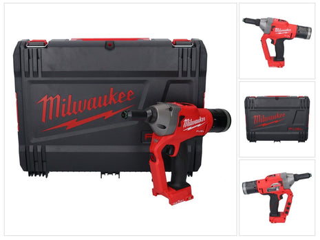 Remachadora ciega a batería Milwaukee M18 ONEFPRT-0X 18 V 20 kN sin escobillas (4933478601) + caja HD - sin batería, sin cargador