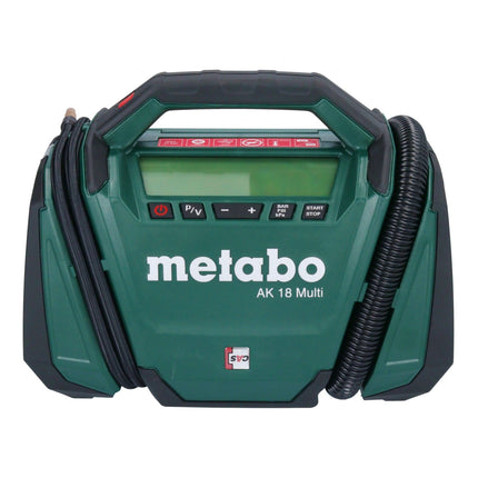 Metabo AK 18 Multi cordless compressor 18 V 11 bar + 1x rechargeable battery 2.0 Ah + charger