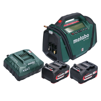 Metabo AK 18 Multi cordless compressor 18 V 11 bar + 2x battery pack 4.0 Ah + charger