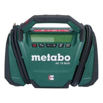 Metabo AK 18 Multi cordless compressor 18 V 11 bar + 2x battery pack 4.0 Ah + charger