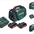 Metabo AK 18 Multi Akku Kompressor 18 V 11 bar + 2x Akku 4,0 Ah + Ladegerät