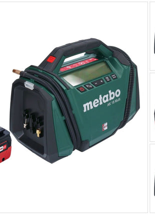 Compresseur Metabo AK 18 Multi batterie 18 V 11 bar + 1x batterie 5,5 Ah - sans chargeur