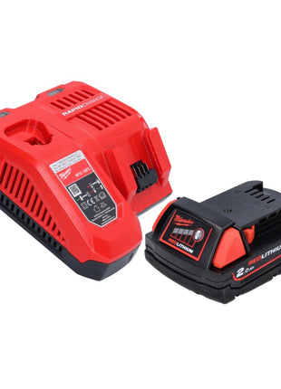 Milwaukee M18 ONEFPRT-201X Akku Blindnietgerät 18 V 20 kN Brushless + 1x Akku 2,0 Ah + Ladegerät + HD Box