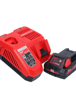 Riveteuse aveugle sur batterie Milwaukee M18 ONEFPRT-301X 18 V 20 kN sans balais + 1x batterie 3,0 Ah + chargeur + boîtier HD