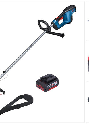 Bosch GRT 18V-33 Cortabordes a batería profesional 18 V 330 mm sin escobillas + 1x batería 4,0 Ah - sin cargador