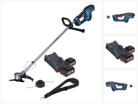 Bosch GFR 18V-23 Professional Débroussailleuse sans fil 18 V 230 mm Brushless + 2x batterie 4,0 Ah + chargeur