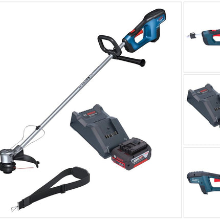 Bosch GRT 18V-33 Professional cordless grass trimmer 18 V 330 mm brushless + 1x rechargeable battery 4.0 Ah + charger