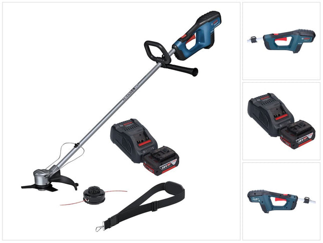 Bosch GFR 18V-23 Decespugliatore professionale a batteria 18 V 230 mm brushless + 1x batteria 5,0 Ah + caricabatterie