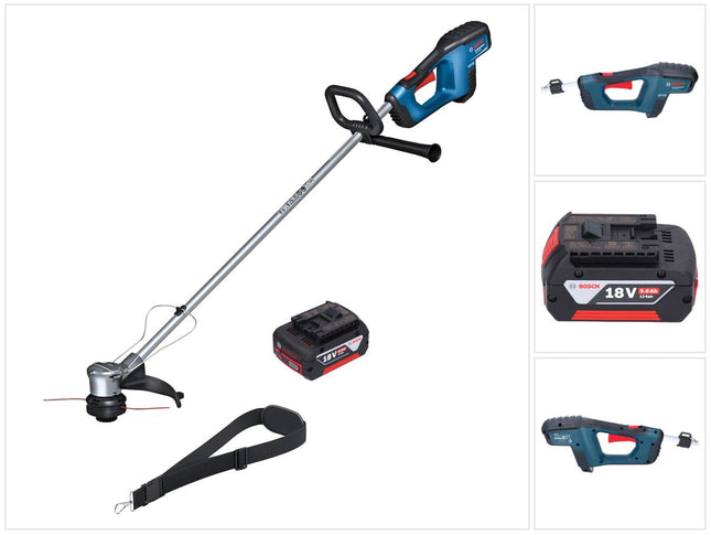 Bosch GRT 18V-33 Cortacésped profesional sin cable 18 V 330 mm sin escobillas + 1x acumulador 5,0 Ah - sin cargador