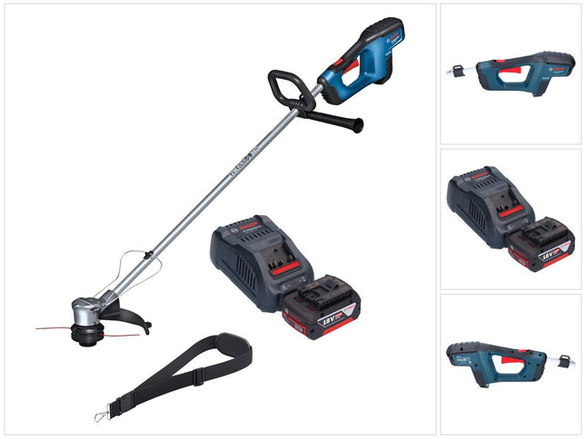 Bosch GRT 18V-33 Cortacésped profesional sin cable 18 V 330 mm sin escobillas + 1x acumulador 5,0 Ah + cargador