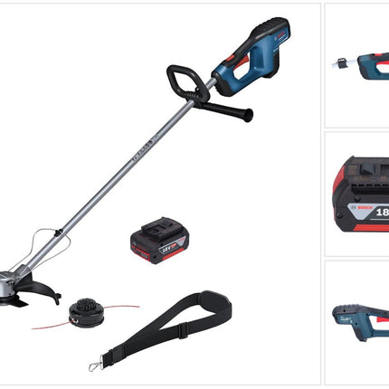 Bosch GFR 18V-23 Desbrozadora de batería profesional 18 V 230 mm sin escobillas + 1x batería 6,0 Ah - sin cargador
