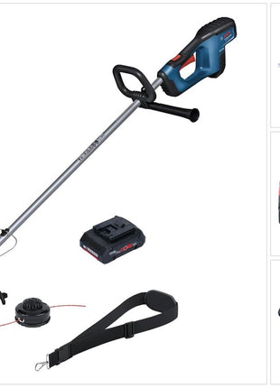 Bosch GFR 18V-23 Desbrozadora de batería profesional 18 V 230 mm sin escobillas + 1x batería ProCORE 4,0 Ah - sin cargador