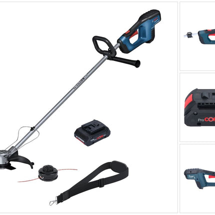 Bosch GFR 18V-23 Decespugliatore professionale a batteria senza spazzole da 18 V 230 mm + 1x batteria ProCORE da 4,0 Ah - senza caricabatterie