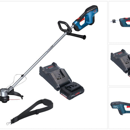 Bosch GRT 18V-33 Professional Akku Rasentrimmer 18 V 330 mm Brushless + 1x ProCORE Akku 4,0 Ah + Ladegerät