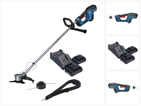 Bosch GFR 18V-23 Decespugliatore professionale 18 V 230 mm senza spazzole + 2x batteria ProCORE 4,0 Ah + caricabatterie