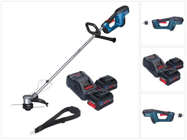 Bosch GRT 18V-33 Cortacésped profesional sin cable 18 V 330 mm sin escobillas + 2x batería ProCORE 8,0 Ah + cargador