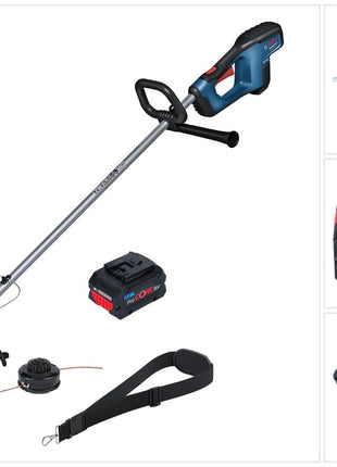 Bosch GFR 18V-23 Desbrozadora de batería profesional 18 V 230 mm sin escobillas + 1x batería ProCORE 8,0 Ah - sin cargador