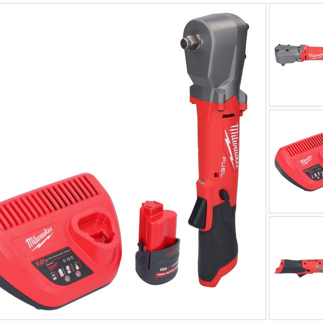 Milwaukee M12 FRAIWF12-251 Akku Winkelschlagschrauber 12 V 1/2" 270 Nm Brushless + 1x Akku 2,5 Ah + Ladegerät