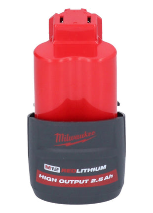 Milwaukee M12 FHIR14LR-251 Akku Hochgeschwindigkeits Ratsche 12 V 47 Nm 1/4" Brushless + 1x Akku 2,5 Ah - ohne Ladegerät