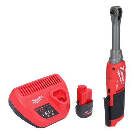 Milwaukee M12 FHIR14LR-251 Clé à cliquet haute vitesse 12 V 47 Nm 1/4" Brushless + 1x batterie 2,5 Ah + chargeur