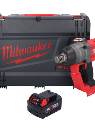 Milwaukee M18 ONEFHIWF1-501X Akku Schlagschrauber 18 V 2033 Nm 1″ Brushless + 1x Akku 5,0 Ah + HD Box - ohne Ladegerät